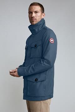 Chamarras Canada Goose Hombre Mexico - Stanhope Rompevientos Azules KD2094681
